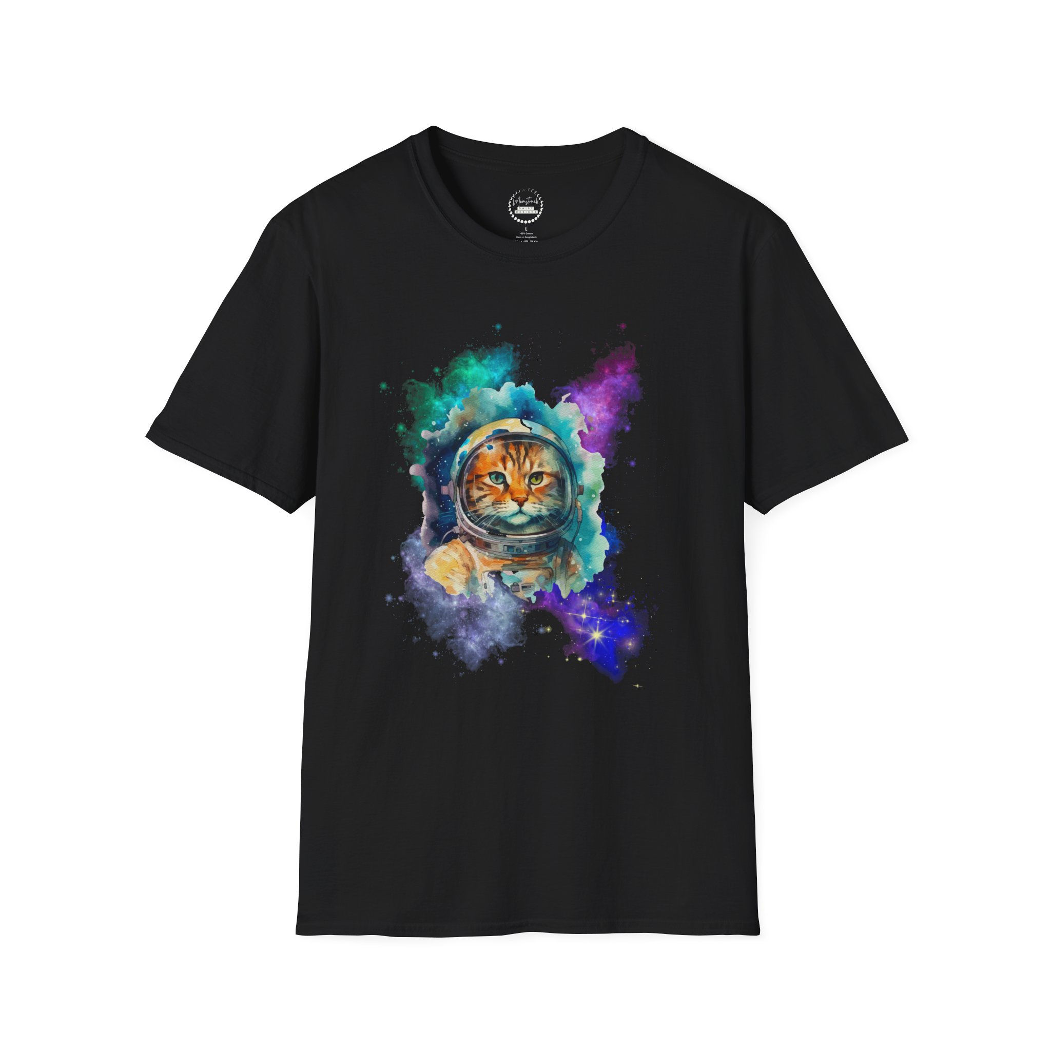 Astronaut Cat Galaxy Graphic Tee