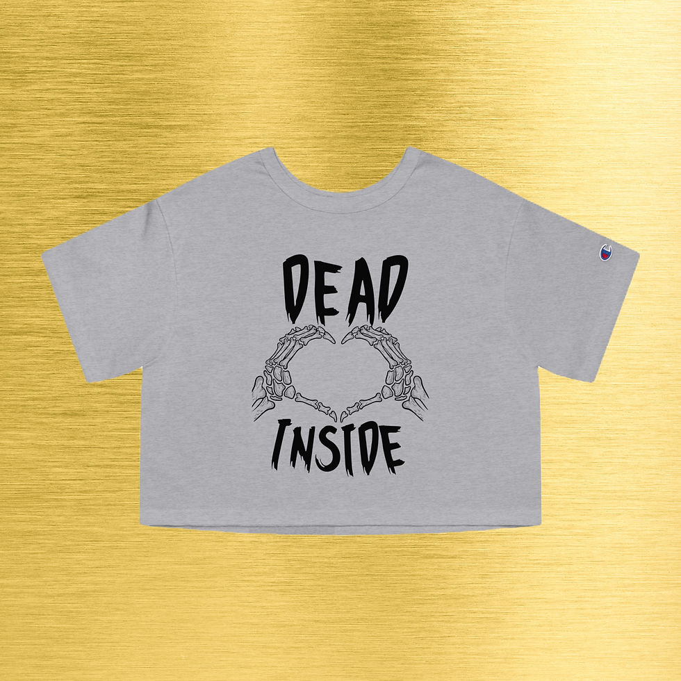 Thumbnail: Dead Inside Cropped T-Shirt