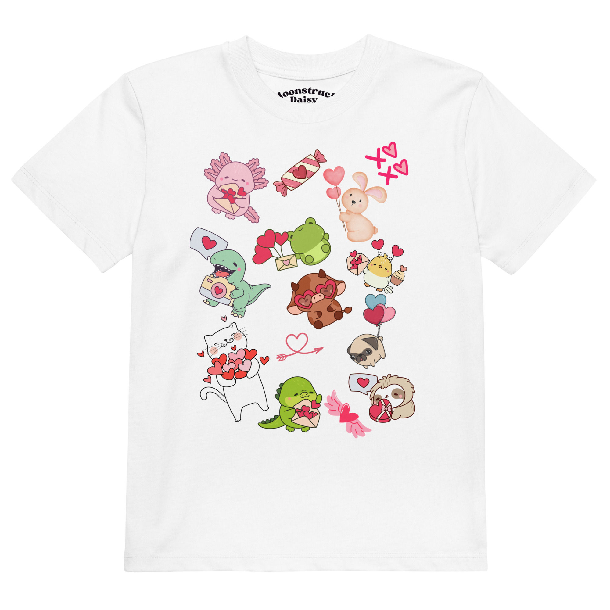 Hearts Organic Cotton Kids T-Shirt