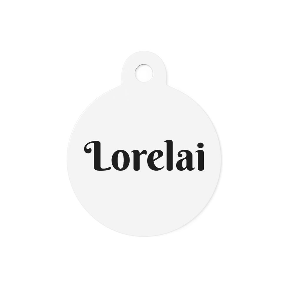 Thumbnail: Personalized Bone Pet ID Tag — Custom Name Engraved Dog & Cat Collar Charm