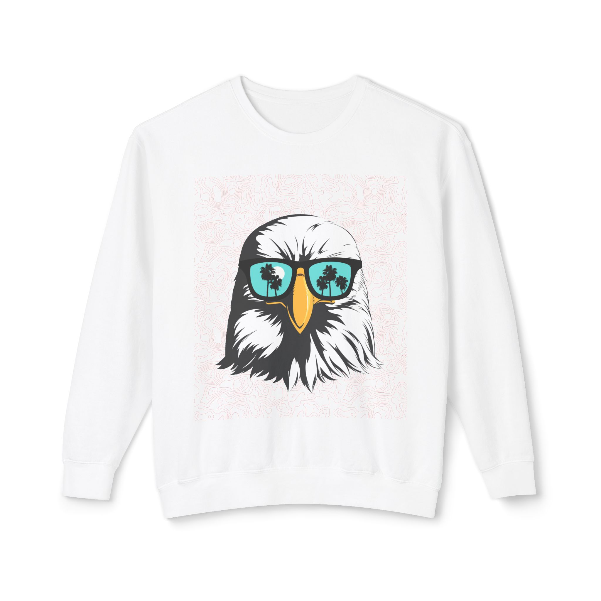 Eagle with Sunglasses Crewneck Sweatshirt