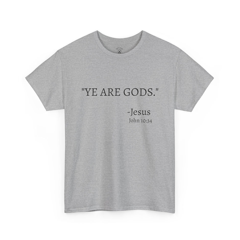 Thumbnail: Ye Are Gods T-Shirt — Inspirational Tee