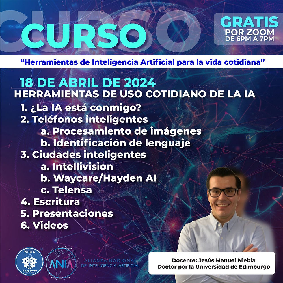 Curso: "Herramientas de Inteligencia Artificial para la vida cotidiana" (1)