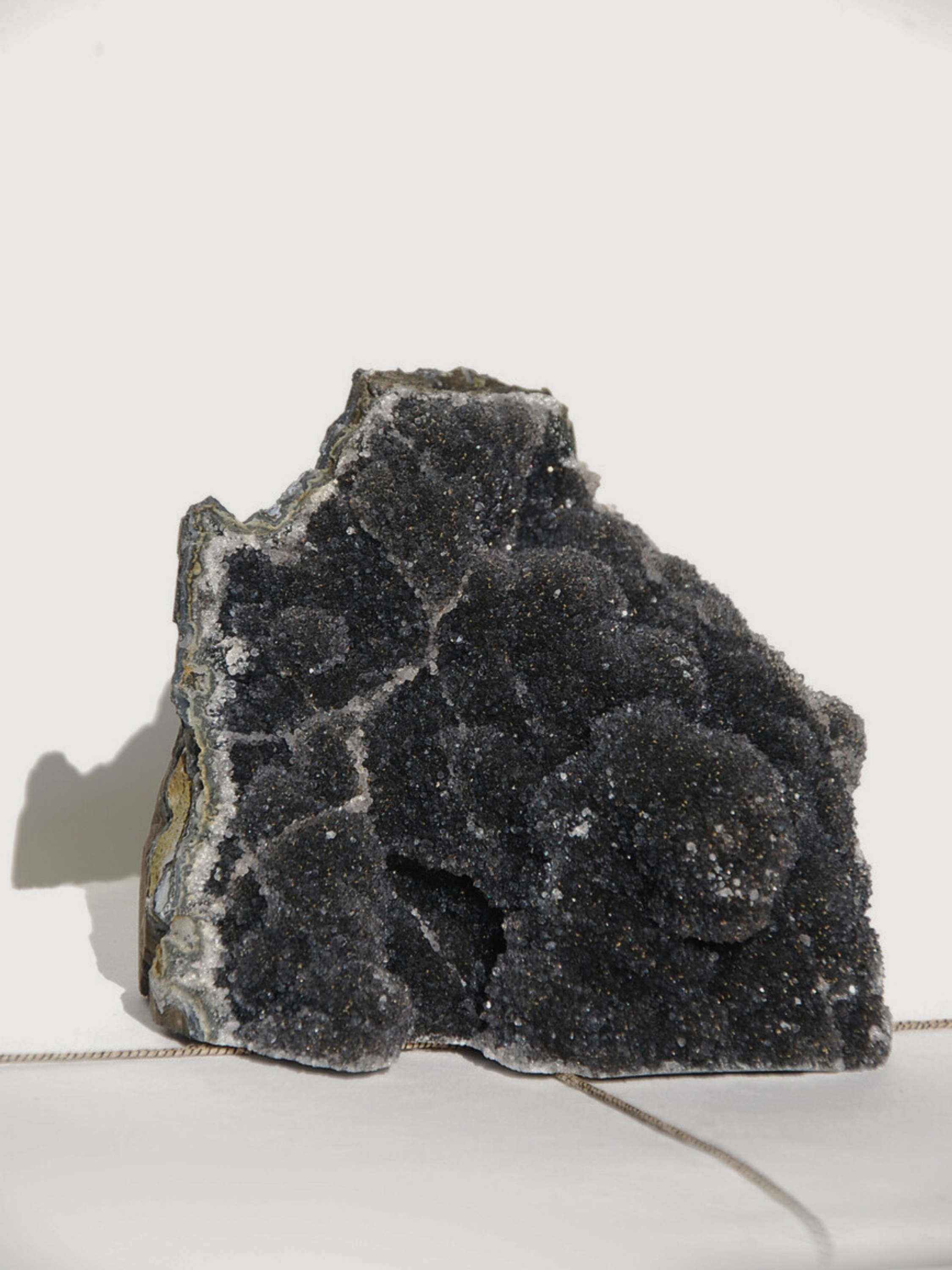 Black Amethyst Druze Formation