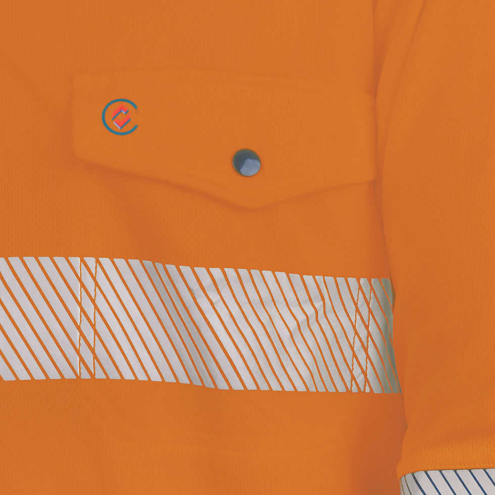 Thumbnail: Recycled Womens Anti-Microbial Micromesh L/S Polo Shirt With Segmented Tape