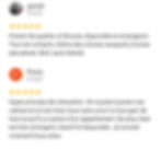 Avis Google laissés par Janick et Fiona, deux colocataires, saluant la qualité, l’écoute et la simplicité du concept Loca colocs.