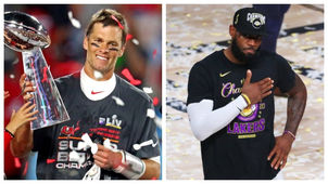 LEBRON SE RINDE ANTE BRADY
