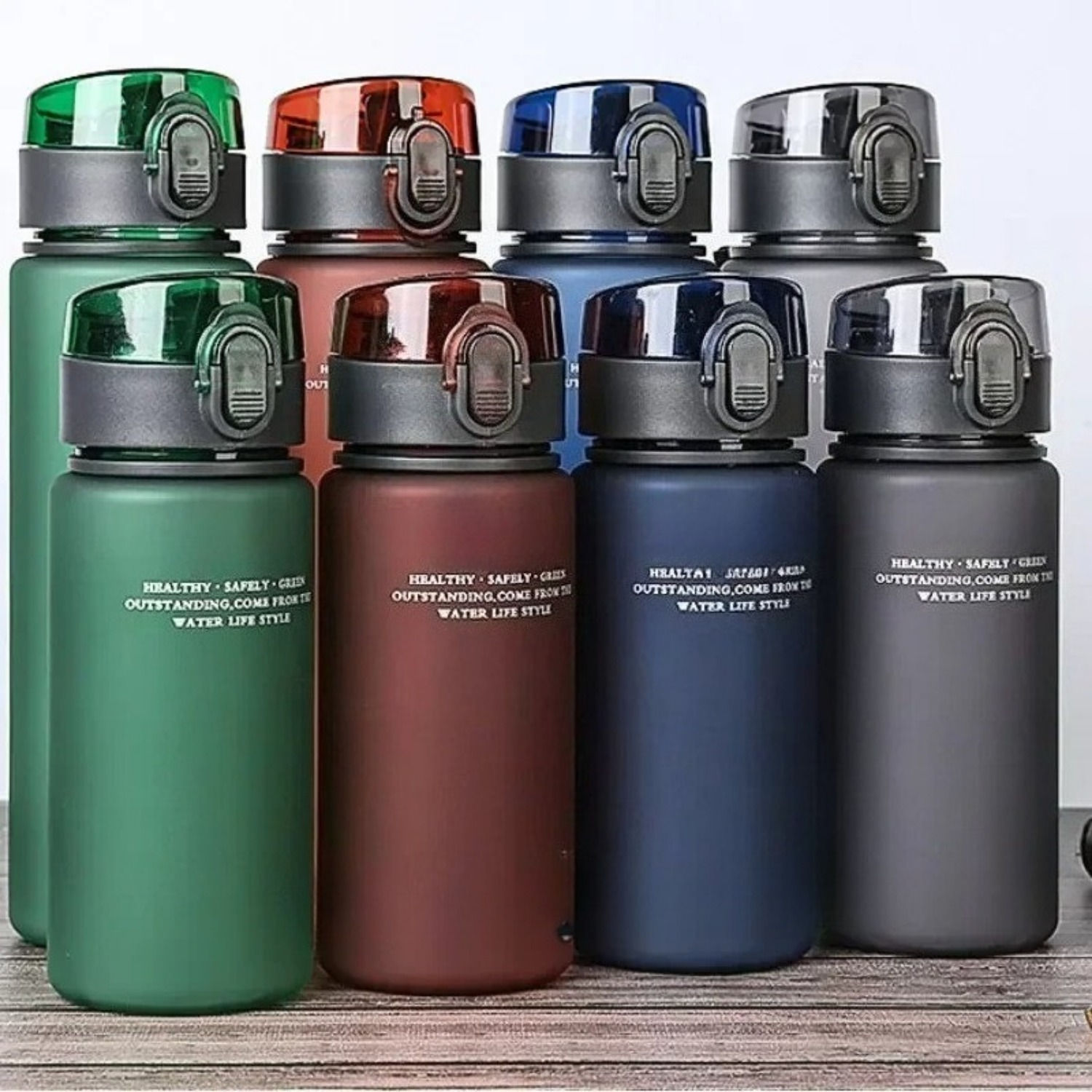 Leak-free sports water bottle, portable for travel and hiking. My favorite bever