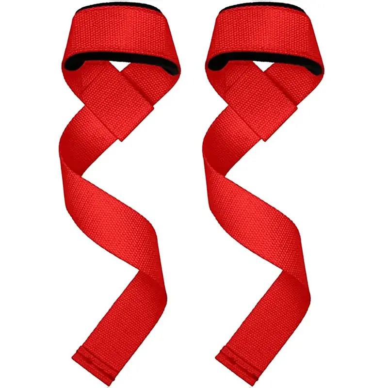 Thumbnail: Weightlifting Wrist Straps Strength Training Adjustable Non-slip Gym Fitness Lif