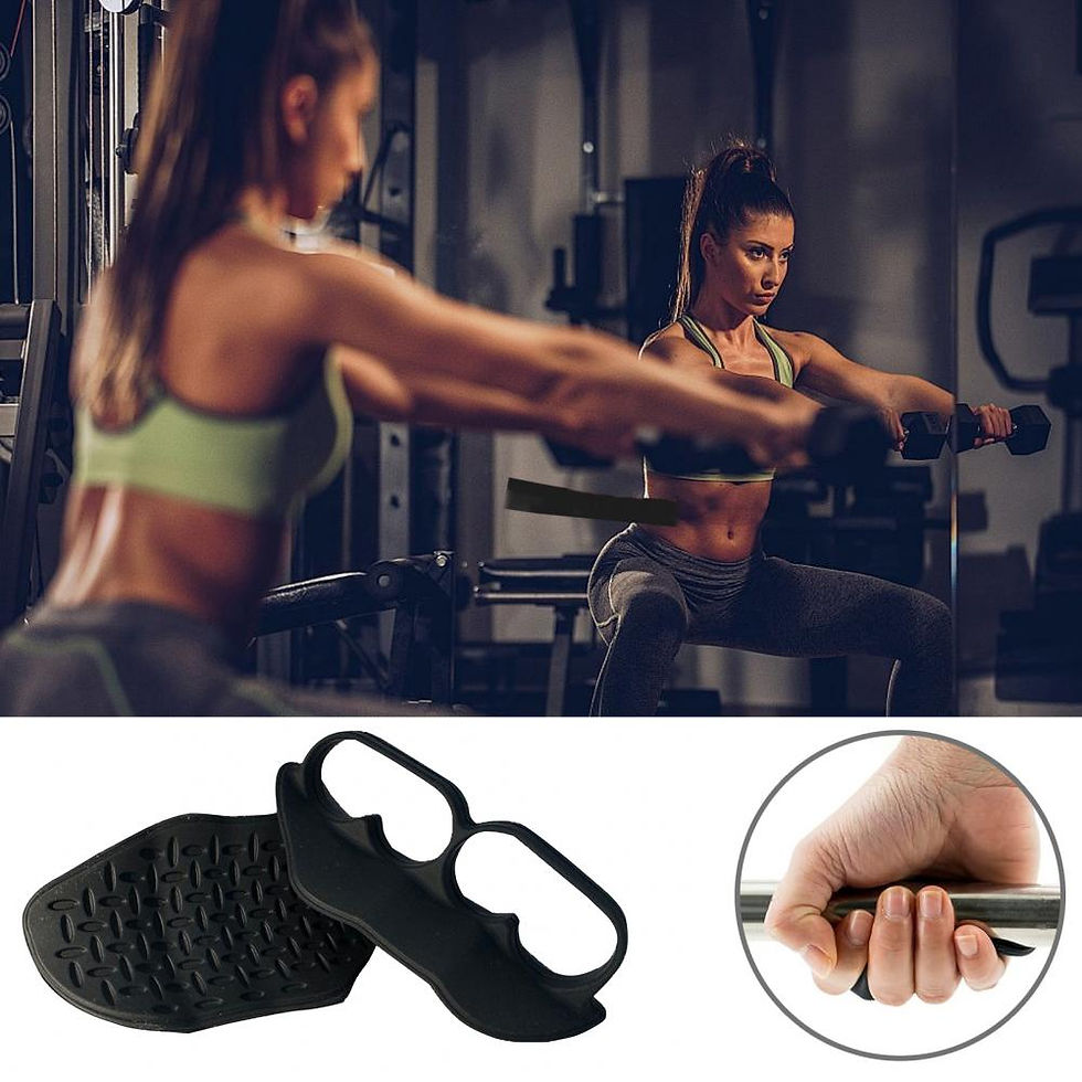 Thumbnail: 1 Pair Workout Grips Hand Palm Protection Weight Lifting Dumbbell Deadlift Pull-