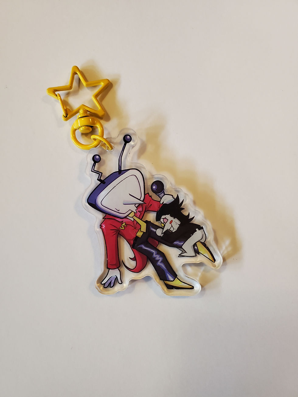 Thumbnail: Mr. Tenna & Spamton Charm by shawneemorrisart 