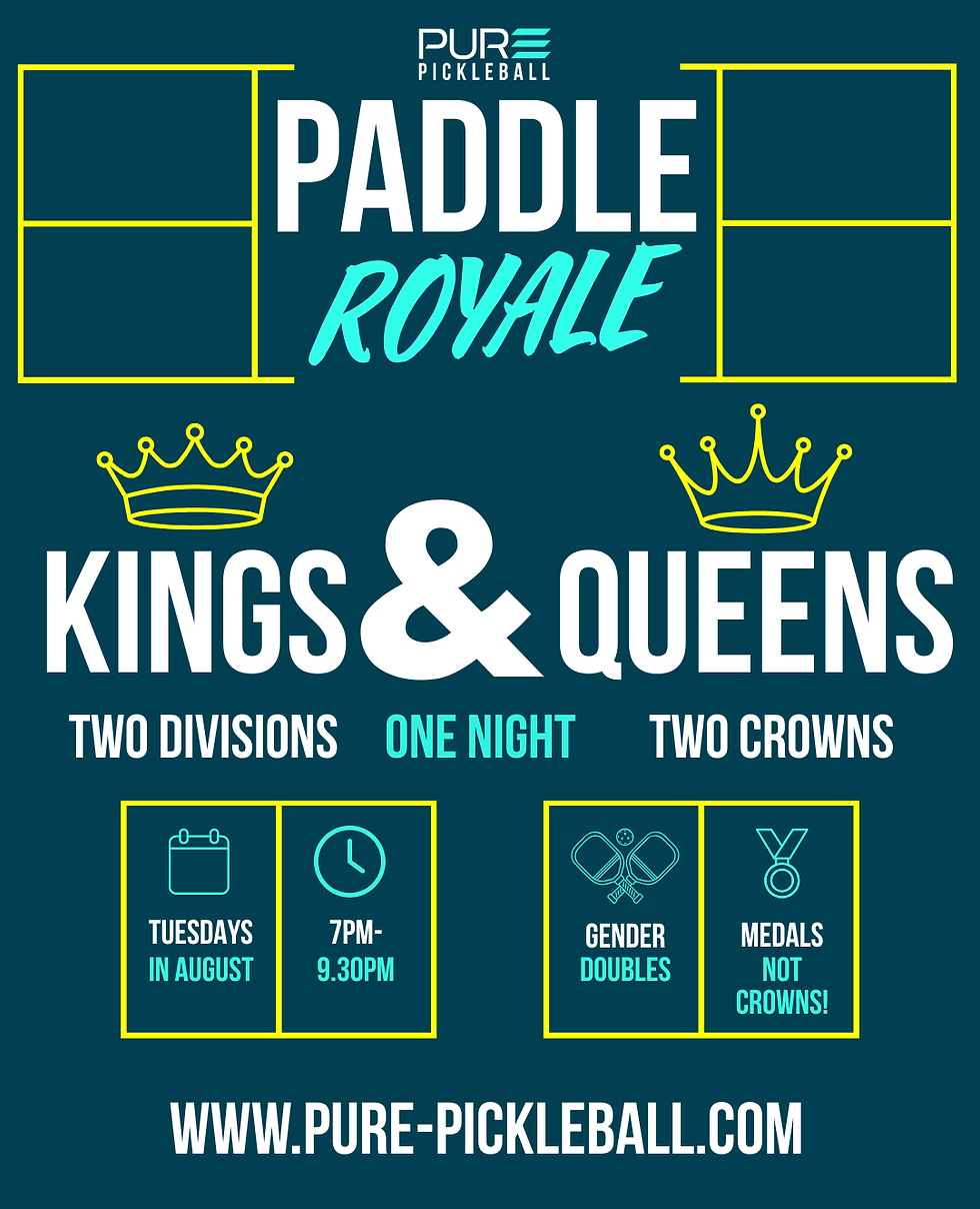 kings & queens at pure pickleball
