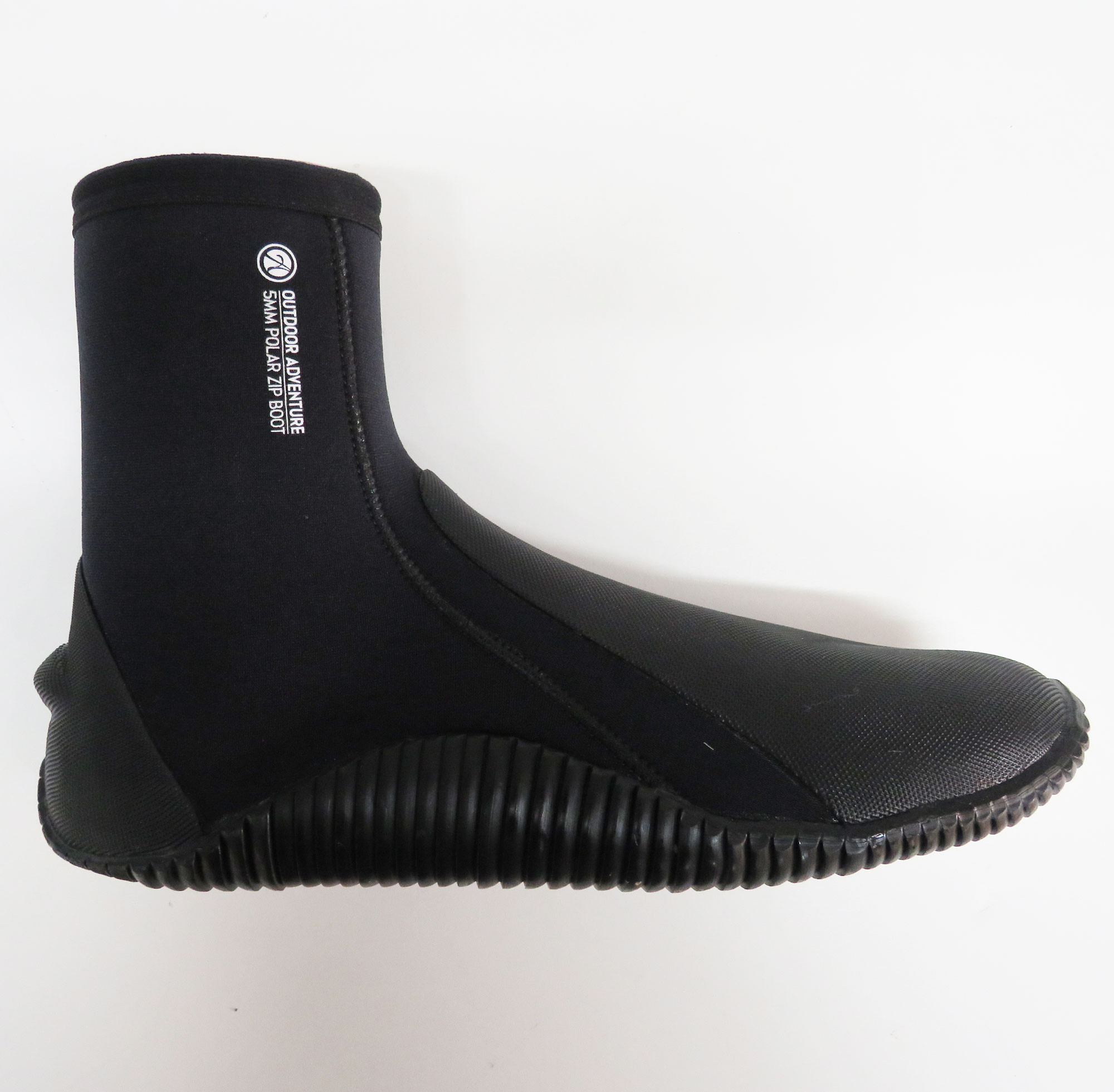 OA 5MM ZIPPED WETSUIT BOOTS - BLACK