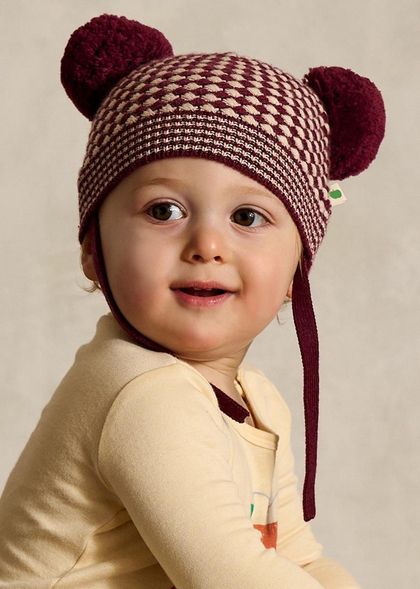 Miniatura: Bonnie Mob - Hazel - Berry Mix Chunky Checker Hat