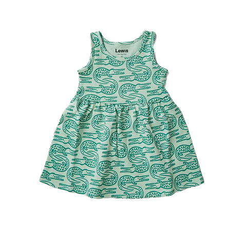 Lewis - Girls - Tank Dress - Alligator | Pine | Blueberry kids