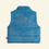 Miniature : Happy Mess - Reversible Merino Vest - Bluebird