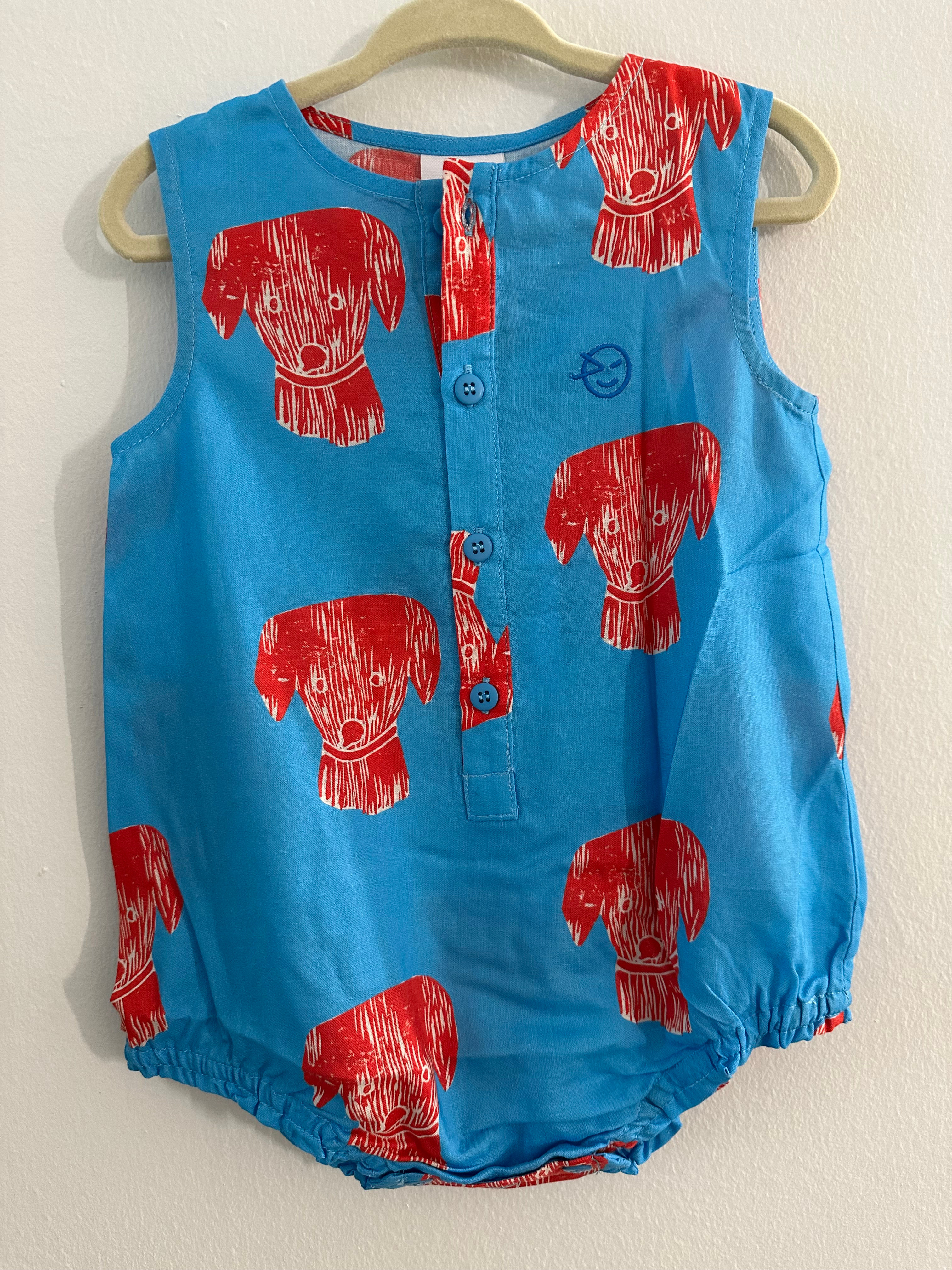 Wynken - Romper - Sky Blue