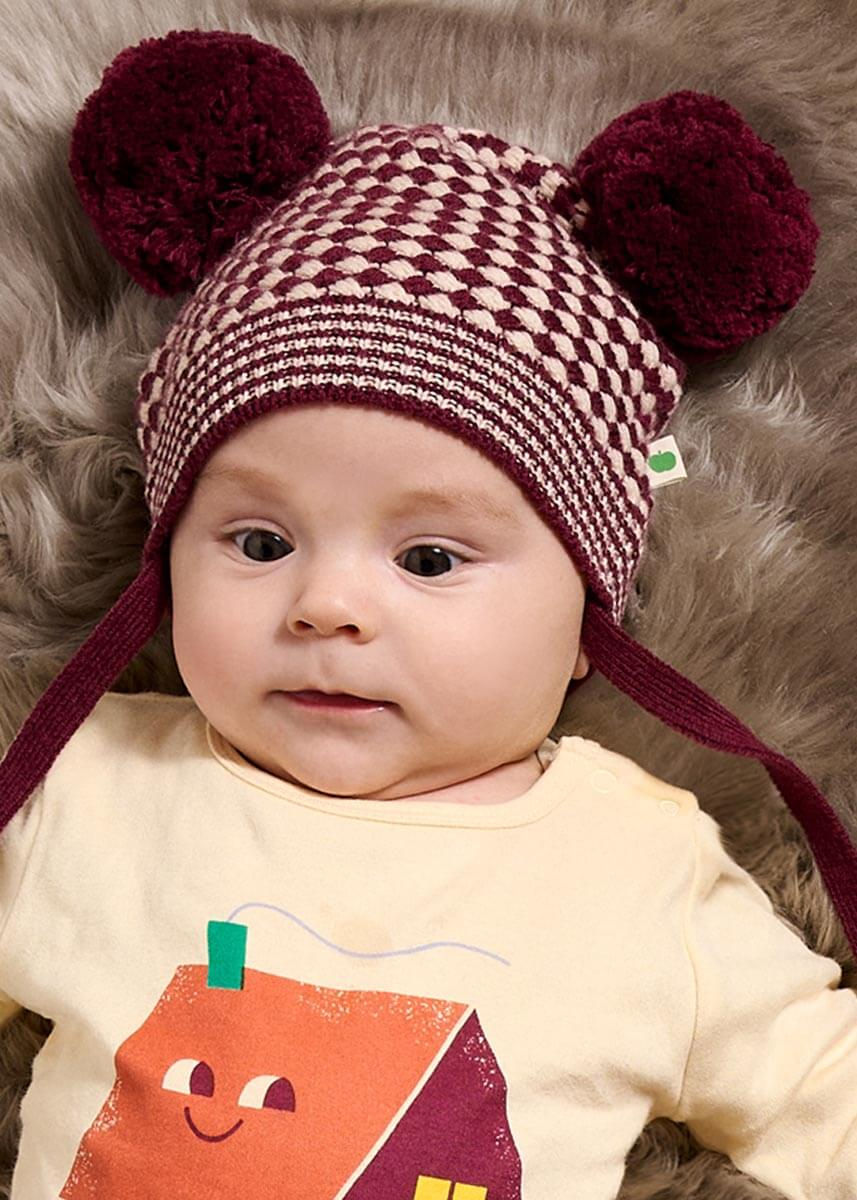 Miniatura: Bonnie Mob - Hazel - Berry Mix Chunky Checker Hat