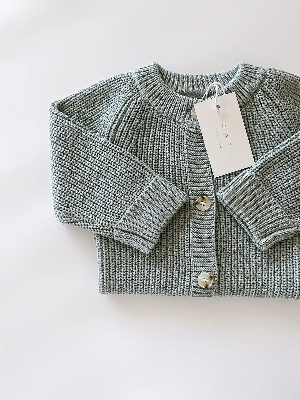 Miniatura: Oat Children - ‘Fog Chunky Knit Playsuit’