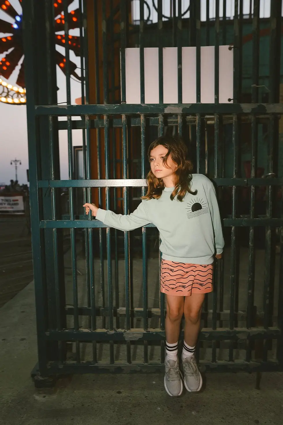Miniature : Hey Kid - Sage Sun Logo Sweatshirt