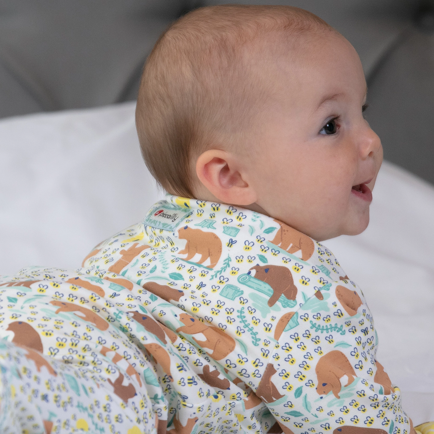 Thumbnail: Piccalilly - Baby Bear Sleepsuit