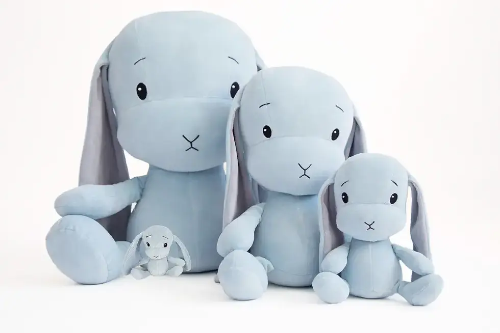 Miniature : Bunny Effik (Medium) - Blue, Gray Ears