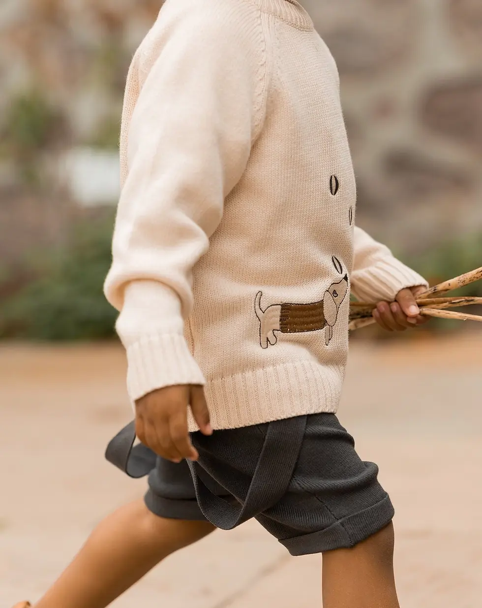 Miniatura: Fliink - Magic Embroidered Pullover - Sandshell