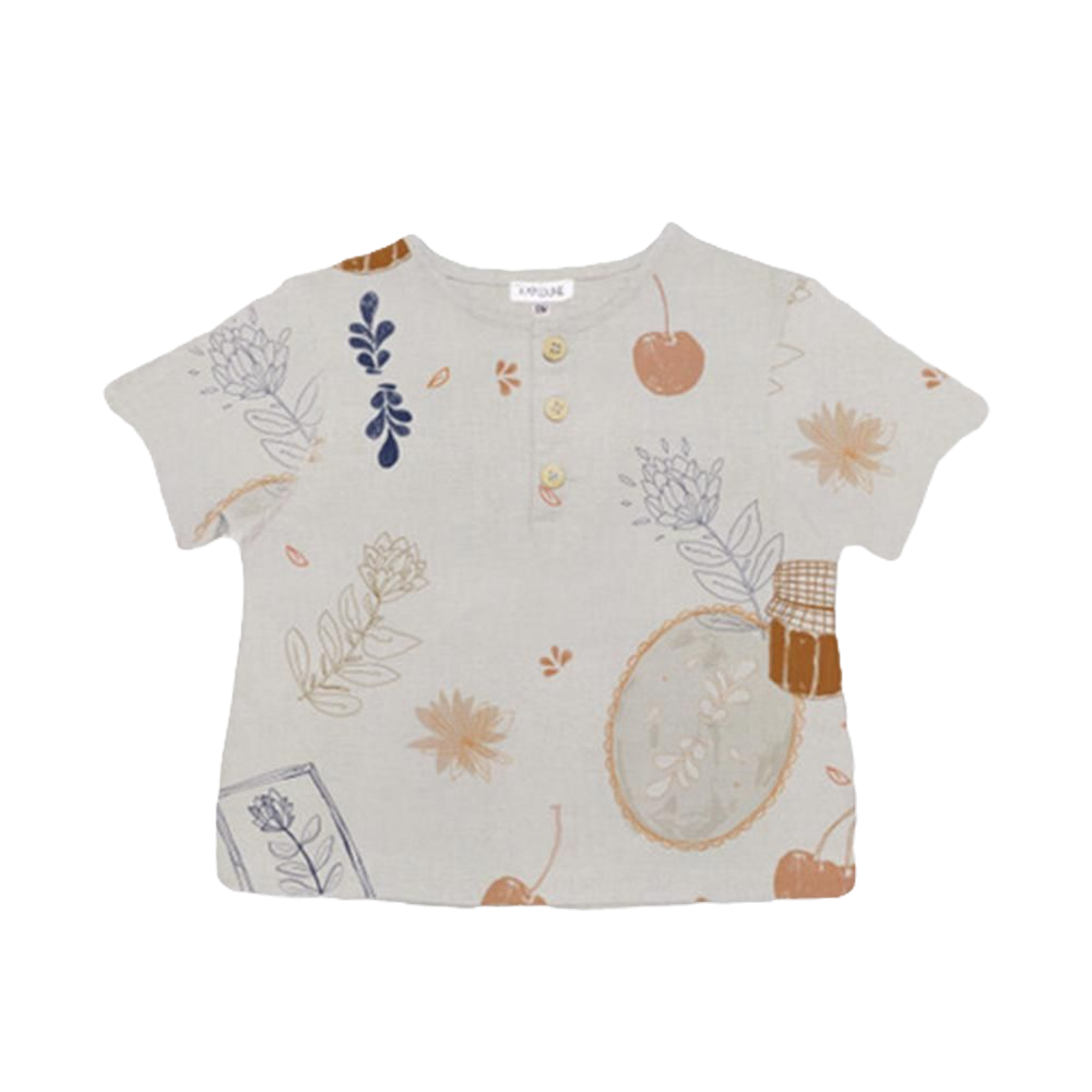 Kapoune - Shirt in Linen Azur