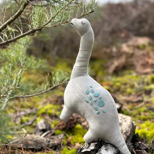 Miniatura: Threadbear Design - Bronty Linen Dinosaur Toy Toy For Kids