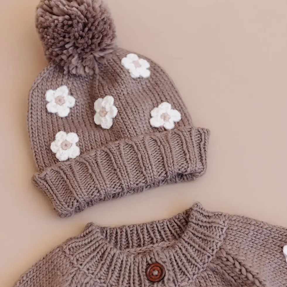 Thumbnail: The Blueberry hill - Flower Hat Baby Kid Spring Fall Daisy