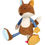 Miniature : SigiKid - Patchwork Young Fox Plush Toy