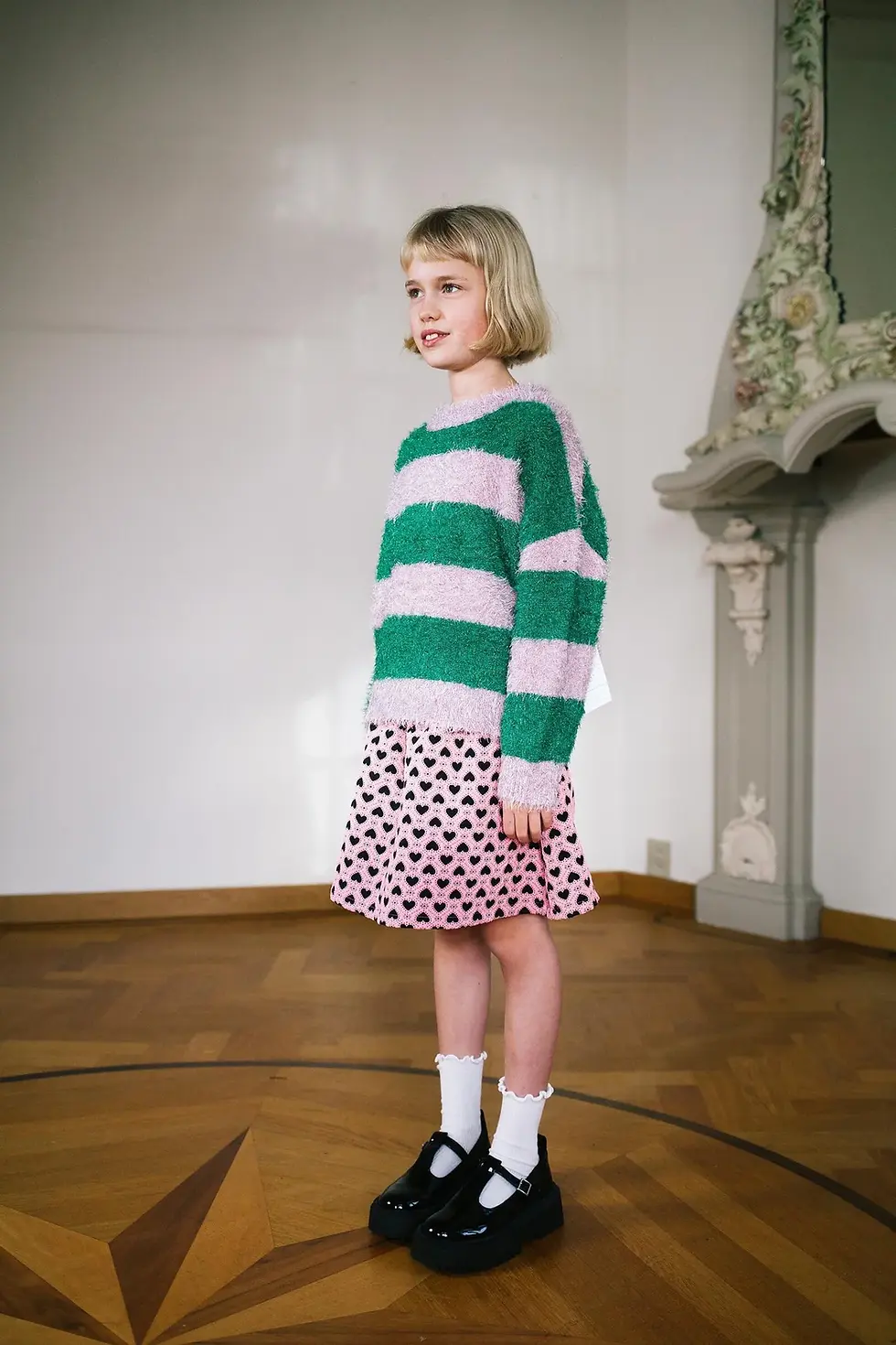 Miniatura: Daily Brat - TWINKLE GLITTER STRIPED SWEATER GLITTERDUST