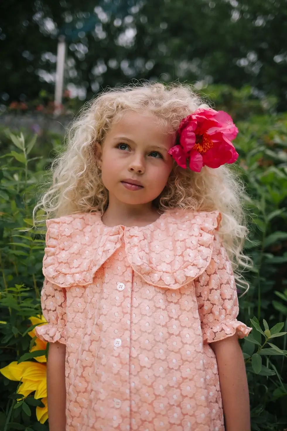 Thumbnail: Daily Brat - FLOWERLY SHIRT PALE PINK