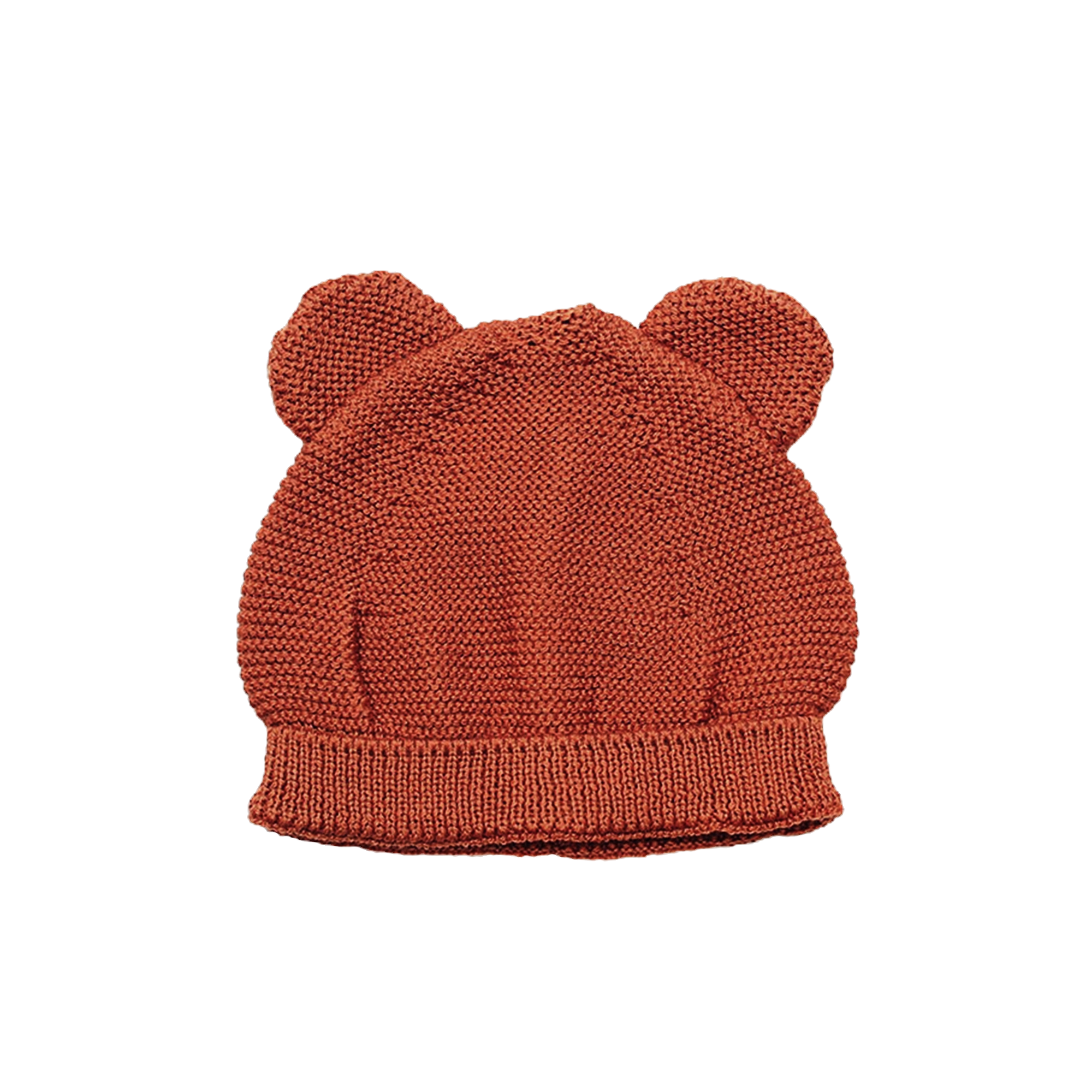 Les Petites Choses - Cream Wool Hat with Two Decorative Ears 100% Merino