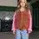 Miniatura: Daily Brat - SALLY FLOWER TEDDY VEST DESERT DREAM