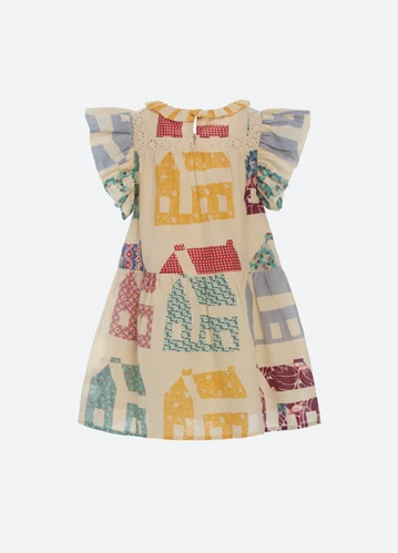 SEA NYC - Anneliese Kids Dress | Blueberry kids