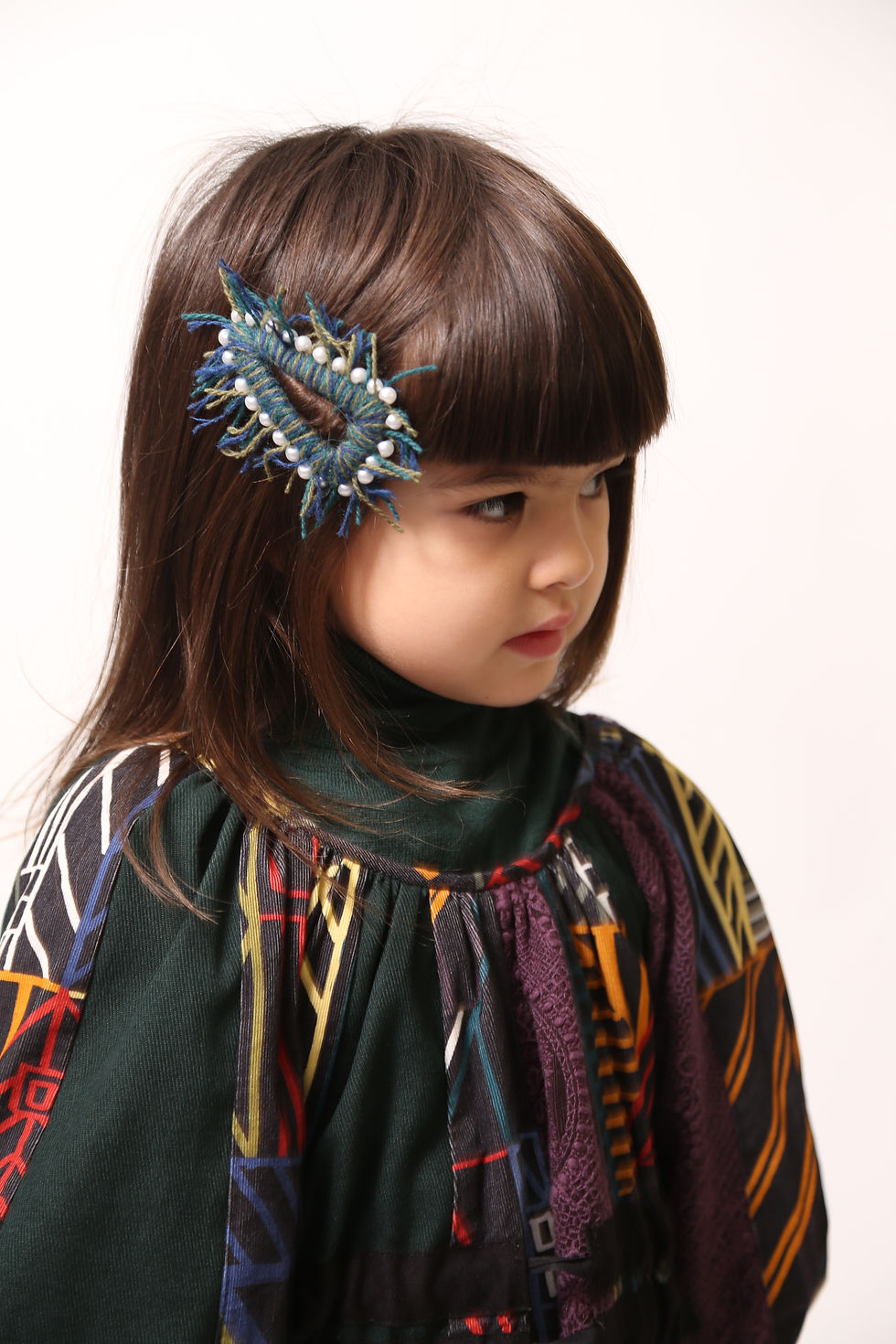 Thumbnail: Tia Cibani - GWENN PATCHWORK RIBBON TIE FROCK