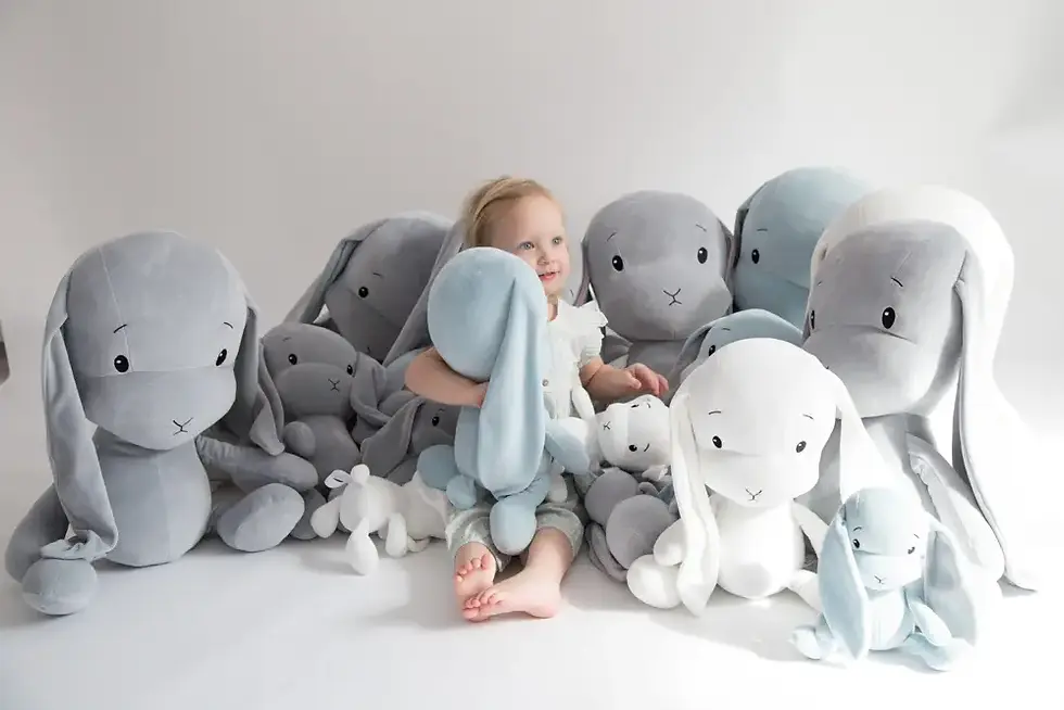 Miniature : Bunny Effik (Small) - Blue, Gray Ears