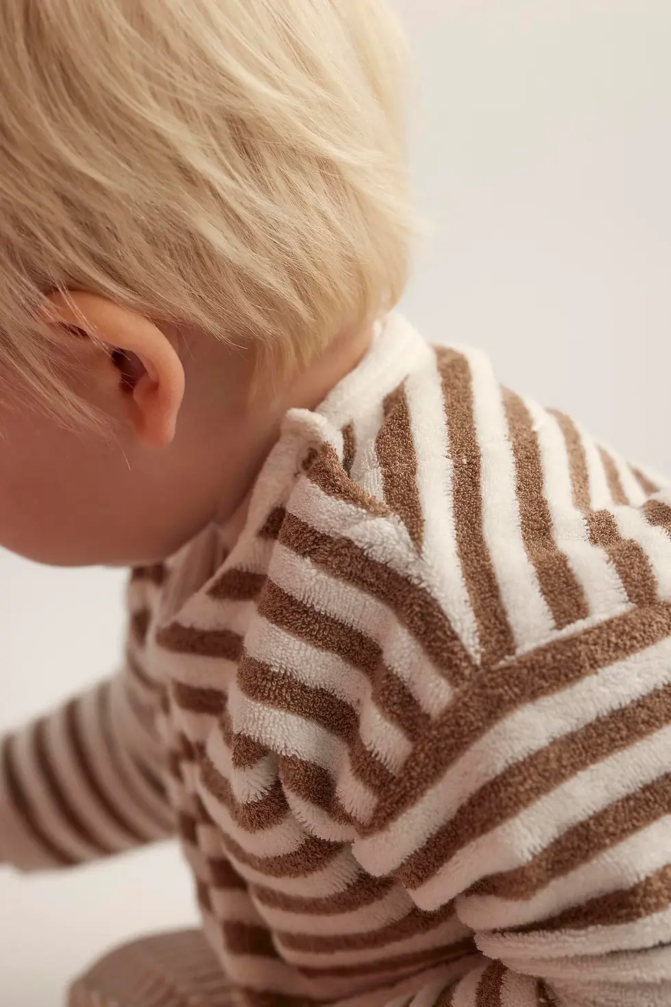 Miniatura: My Little Cozmo - ORGANIC STRIPED TOWELING BABY SWEATSHIRT