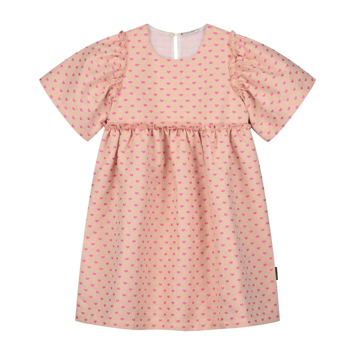 Daily Brat - HAPPY HEART DRESS SOFT PINK