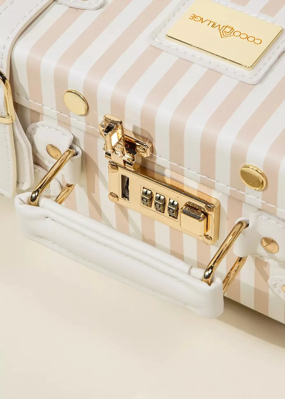 Miniature : Coco Village - Vegan Leather Play Suitcase - Sable