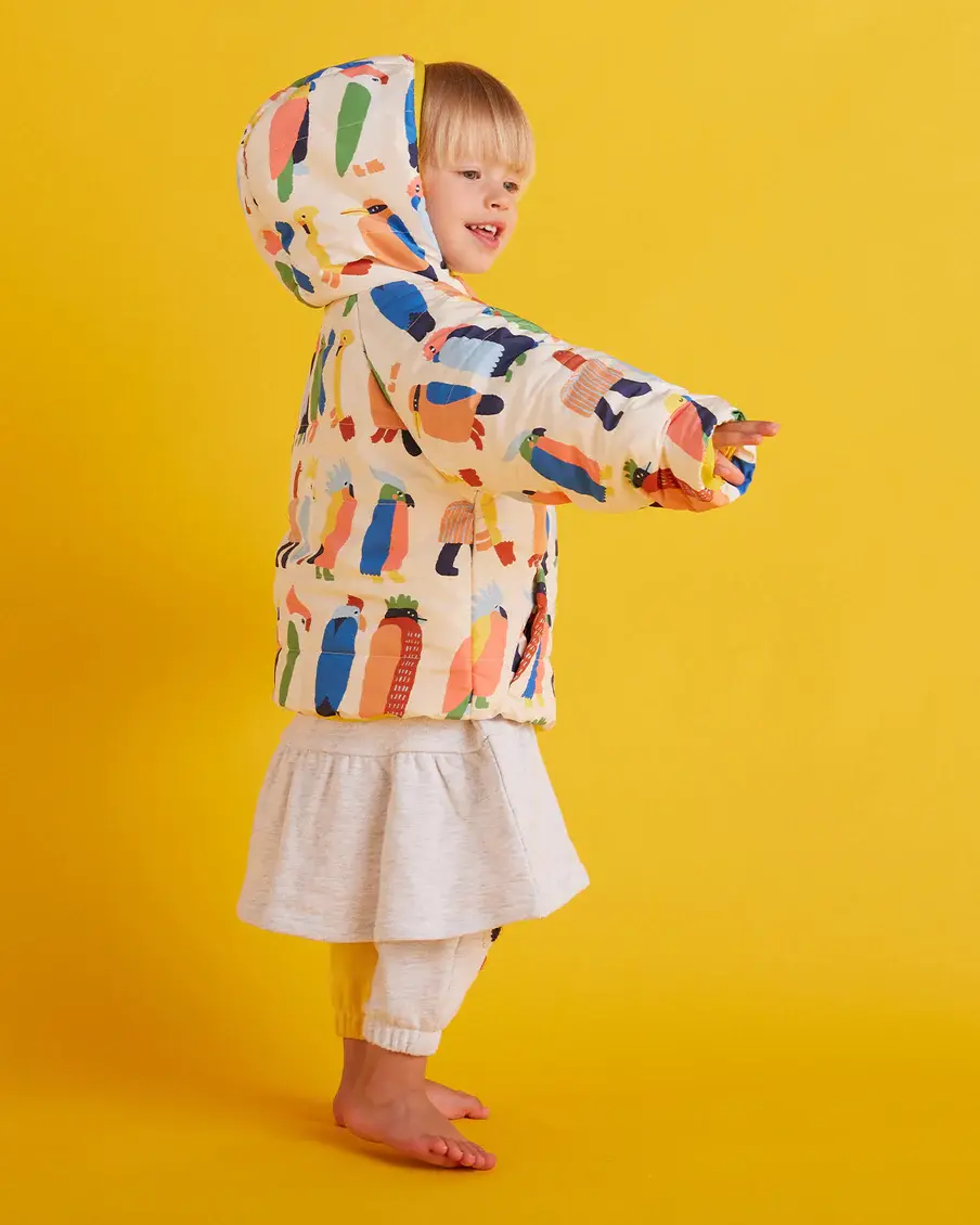 Thumbnail: Flamin' Galahs Kids Puffer Jacket - Halcyon Nights