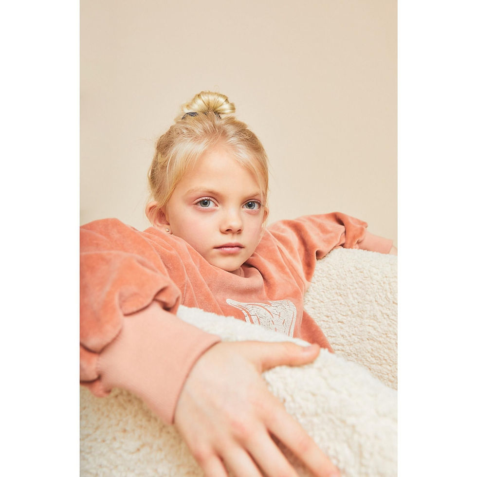 Miniature : Mipounet - LOVE  COTTON VELVET SWEATSHIRT