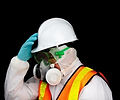 Avoidance of contact with hazardous industrial chemicals