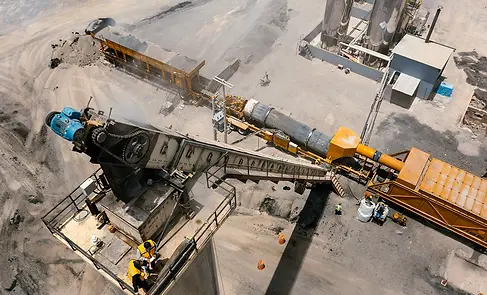 Tipos de plantas de asfalto - fijas y moviles.webp