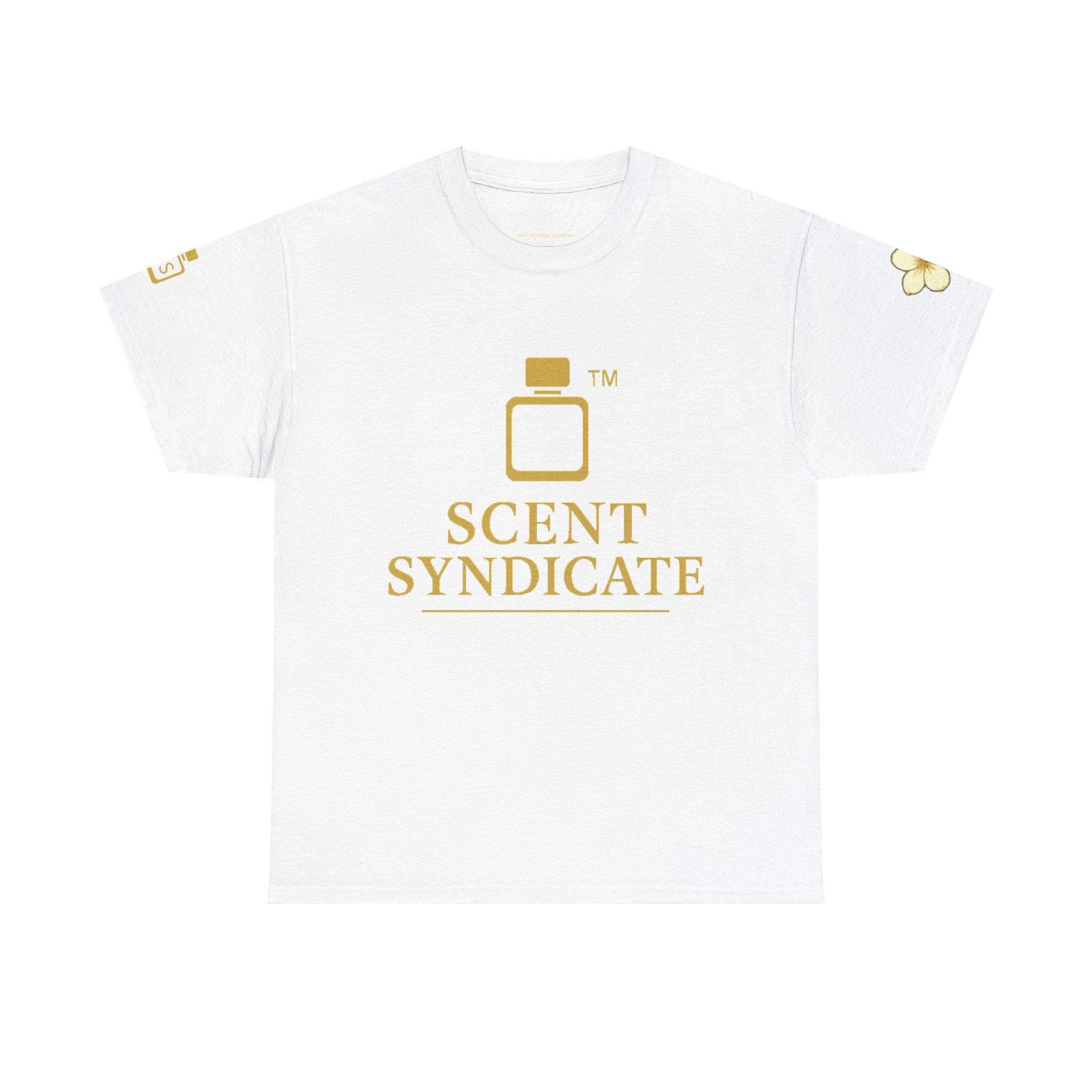 Scent Syndicate™ Gold Logo Tee (White)