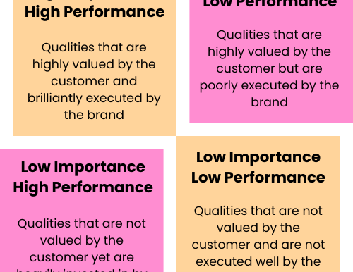Customer Value Proposition Template: The Importance vs Performance Matrix