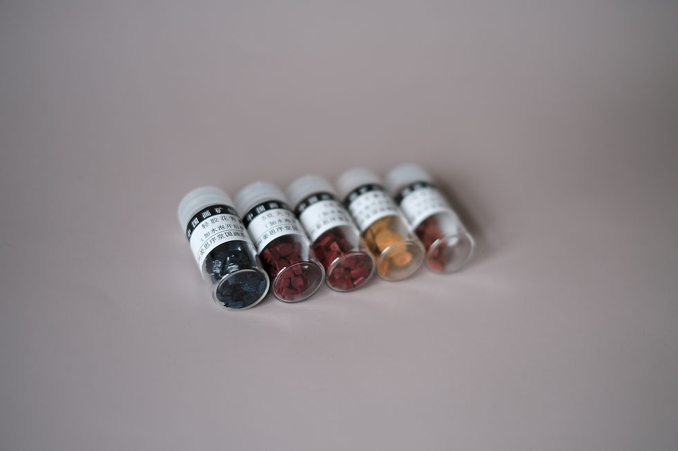 Chinese painting pigments set of 5 - for professionals