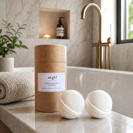 Sicilian lemon & calendula bath bombs