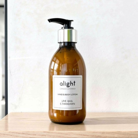Lime basil and mandarin hand and body lotion